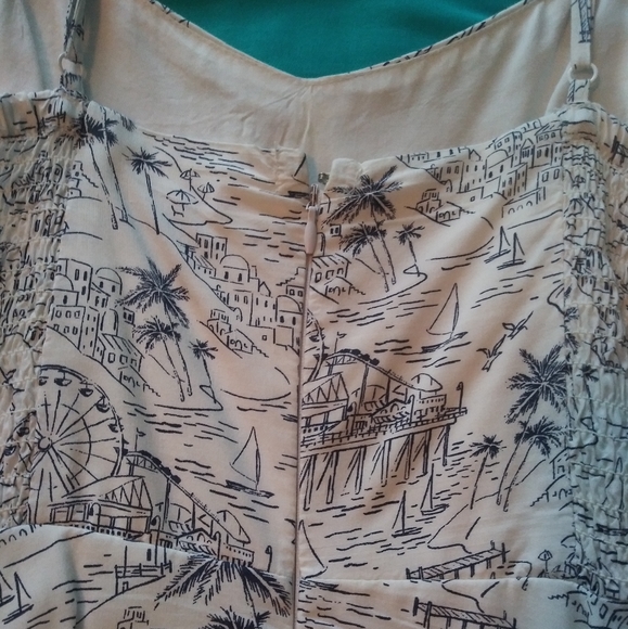 Tropical Print Dress - Picture 3 of 5